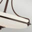 Elberta Glass Semi Flush Mount-1458349841