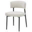 Ensemble de chaises de salle à manger rembourrées à dossier incurvé Amous pour salle à manger, cuisine, salon-183741025-196062317