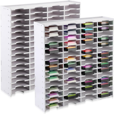 2 Pack 60 Grids Ink Pad Storage Holder Stamp Organizer by Ebern Designs