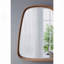 Miroir 27 "x 37" avec cadre en bois Irrgeular