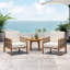 Chaise de patio avec coussins