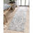 Dulcet Trieste Distressed Floral Medallion Pattern Ivory Grey Area Rug-61512589