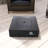 Rashid Square Concrete Propane Smokeless Fire Pit Table with Lid-458602980