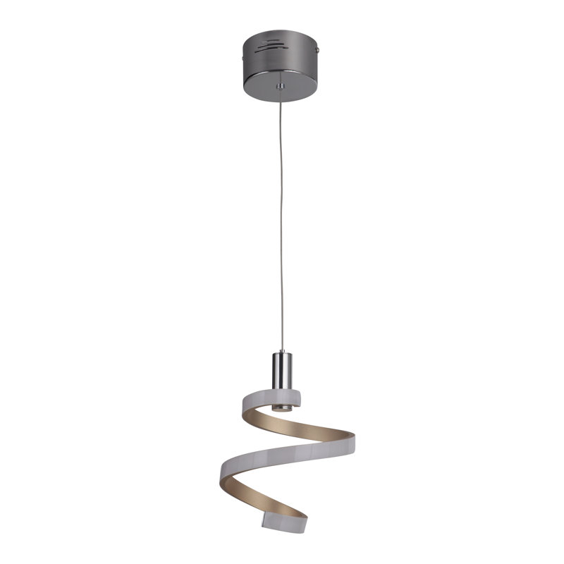 Dormer 1 - Light Unique/Statement Pendant, Matte Gold