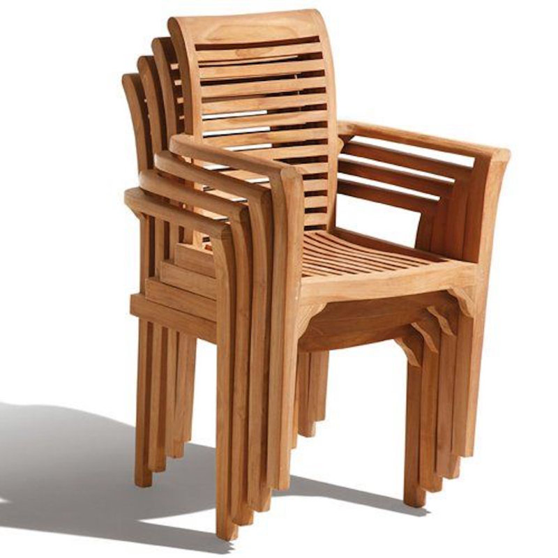 Hartridge 8 - Person Teak Wood Patio Dining Set with Extendable Oval Table , Cushions Included