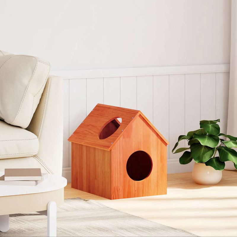 50cm H Cat Tree, Wax Brown