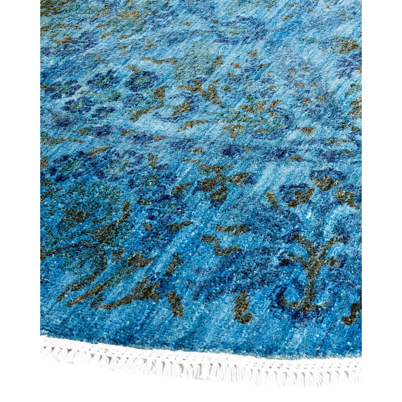 Kleah One-of-a-Kind 8' 1" X 8' 1" Hand Knotted Area Rug