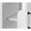 Meuble-lavabo blanc de 20 po avec lavabo en céramique, porte à fermeture en douceur, tablette ajustable en forme de U, support de rangement pour porte, armoire autoportante moderne pour les petites salles de bain-1352221262
