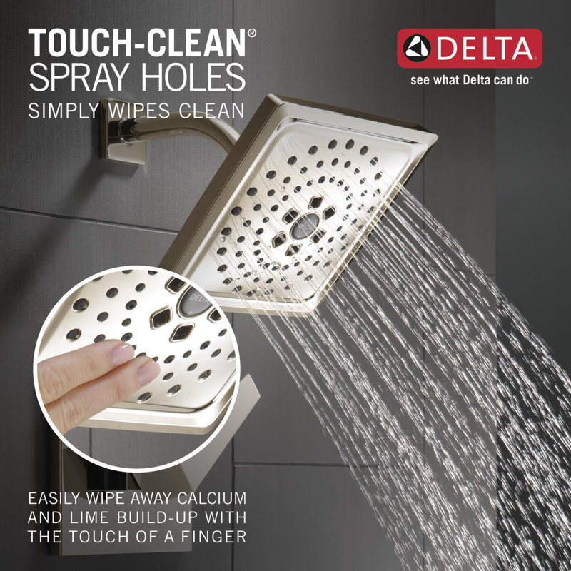 Garniture de douche 17 Series H2Okinetic seulement, Nickel poli Lumicoat