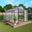 Walk-in Greenhouse, Portable Pop-up Greenhouse for Indoor Outdoor, Plant Garden Green House with Zippered Doors-117567541