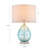Arlean Blue Glass Ombre 24'' Table Lamp-741424957