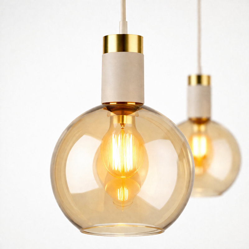 6 - Light Beige Pendant