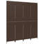 Mirtha 196cm W x 200cm H 4 - Panel Folding Room Divider