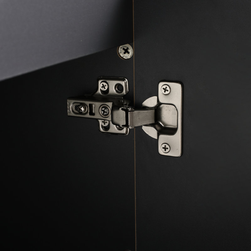 Meuble-lavabo moderne 60 po - Café, facile à assembler