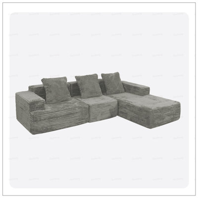 Convertible Modular Sectional Sofa Set with Safe and Comfortable Foam, Ideal for Modern and Flexible Living Spaces.