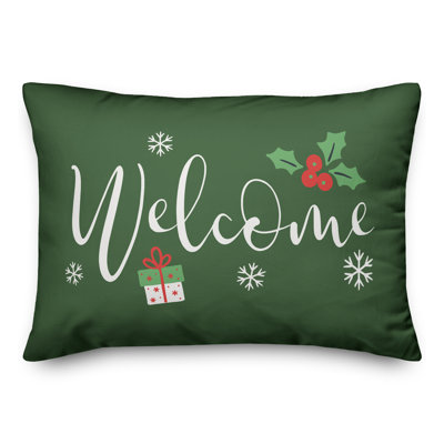  Welcome Rectangular Lumbar Cushion