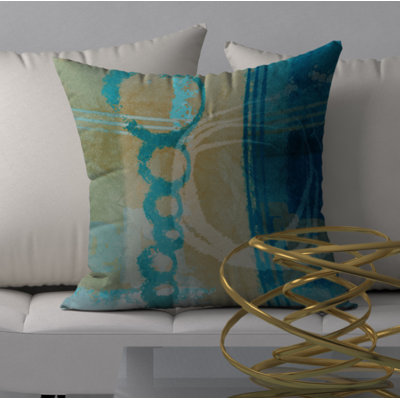 Abstract Throw Pillow