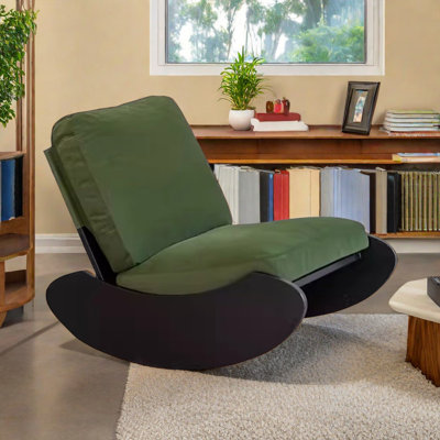 Chaise berçante rétro