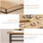 Dining Table Set For 4, Rectangular Kitchen Table And Chairs For 4, 5 Piece Dining Room Table Set With Curved X-Back For Small Space, Home Kitchen, Apartment-1725561679