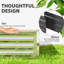 Outsunny 432L Raised Garden Bed, 120 x 120 x 30cm, Silver Tone