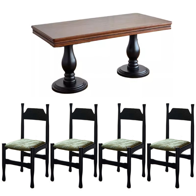 Table de salle à manger Thick, H 29,92 po x L 70,86 po x l 35,43 po