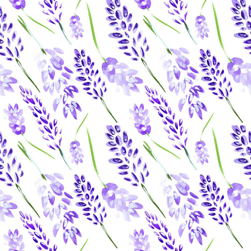 Panneau de papier peint adhésif lilas L 18,75 pi x l 25 po, L 25 po x L 124,8 po