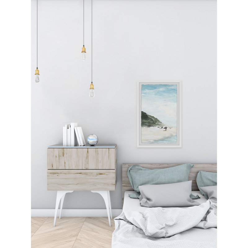 Surfer's Hideaway - Single Picture Frame Painting, 61cm H x 41cm W x 3.81cm D
