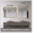 Metal Framed Rectangular Bathroom Mirror For Wall, Anti-Rust And Shatterproof, 24X32 Inch, Clear Reflection-1804128379-1804128376