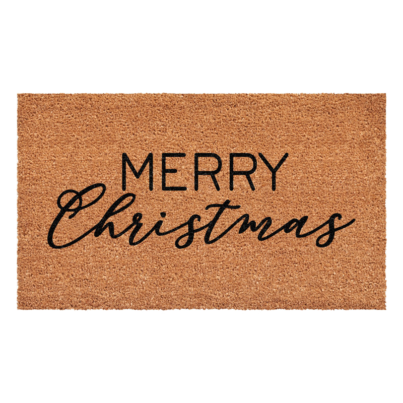 Paillasson Modern Merry Christmas, L 24 po x L 36 po