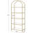 Arched Bookshelf Display Rack