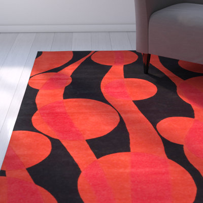 Amier Hand Tufted Wool Abstract Rug