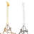 8.5'' Handmade Metal Holiday Shaped Ornament