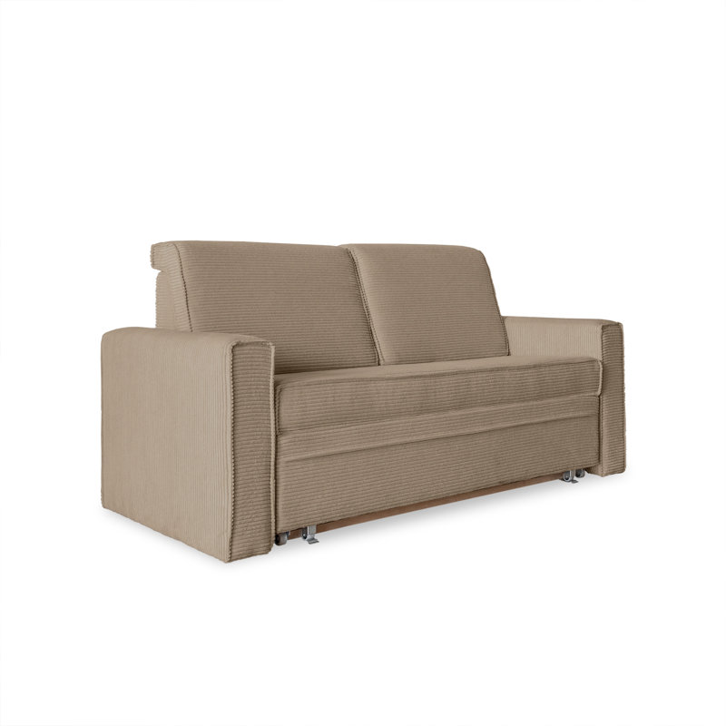 Lucky Lucy 3 Seater Sofa Bed, Tan