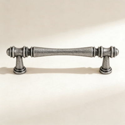 Ensemble de 10 poignées d'armoire en fer antique, poignées de tiroir rétro de style français de 5 pouces, quincaillerie en métal massif pour armoires de cuisine, commodes, meubles-lavabos et meubles de salle de bain