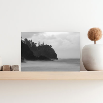 Scenic View Of Seacoast Cape Disappointment Oregon USA by Dan Merkel - Wrapped Canvas Print