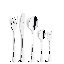 Rhodos 82 30 Piece Cutlery Set, Service for 6