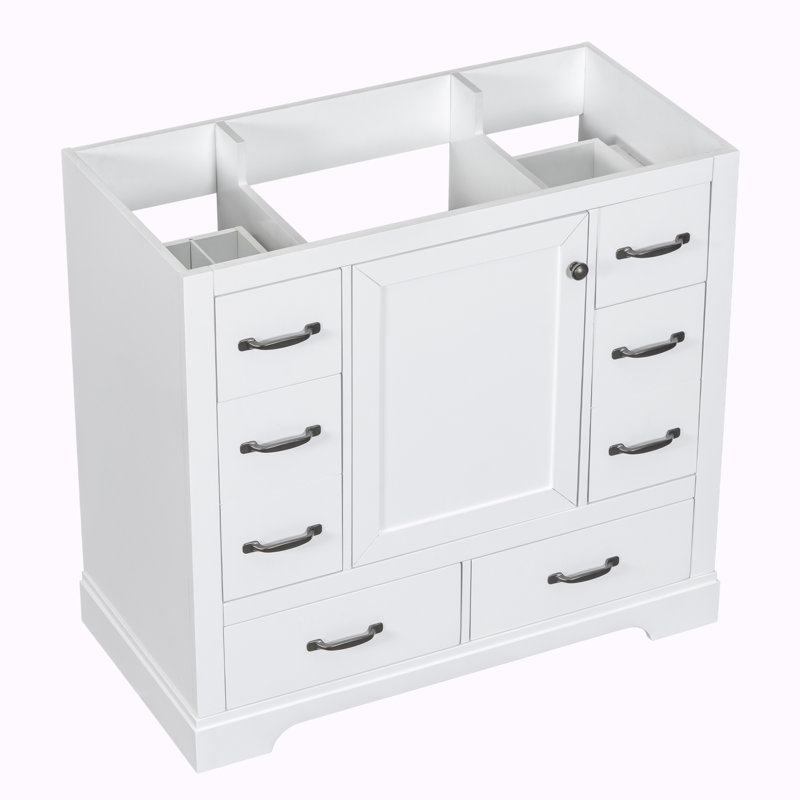 Bases de meuble-lavabo 36 po seulement, Blanc
