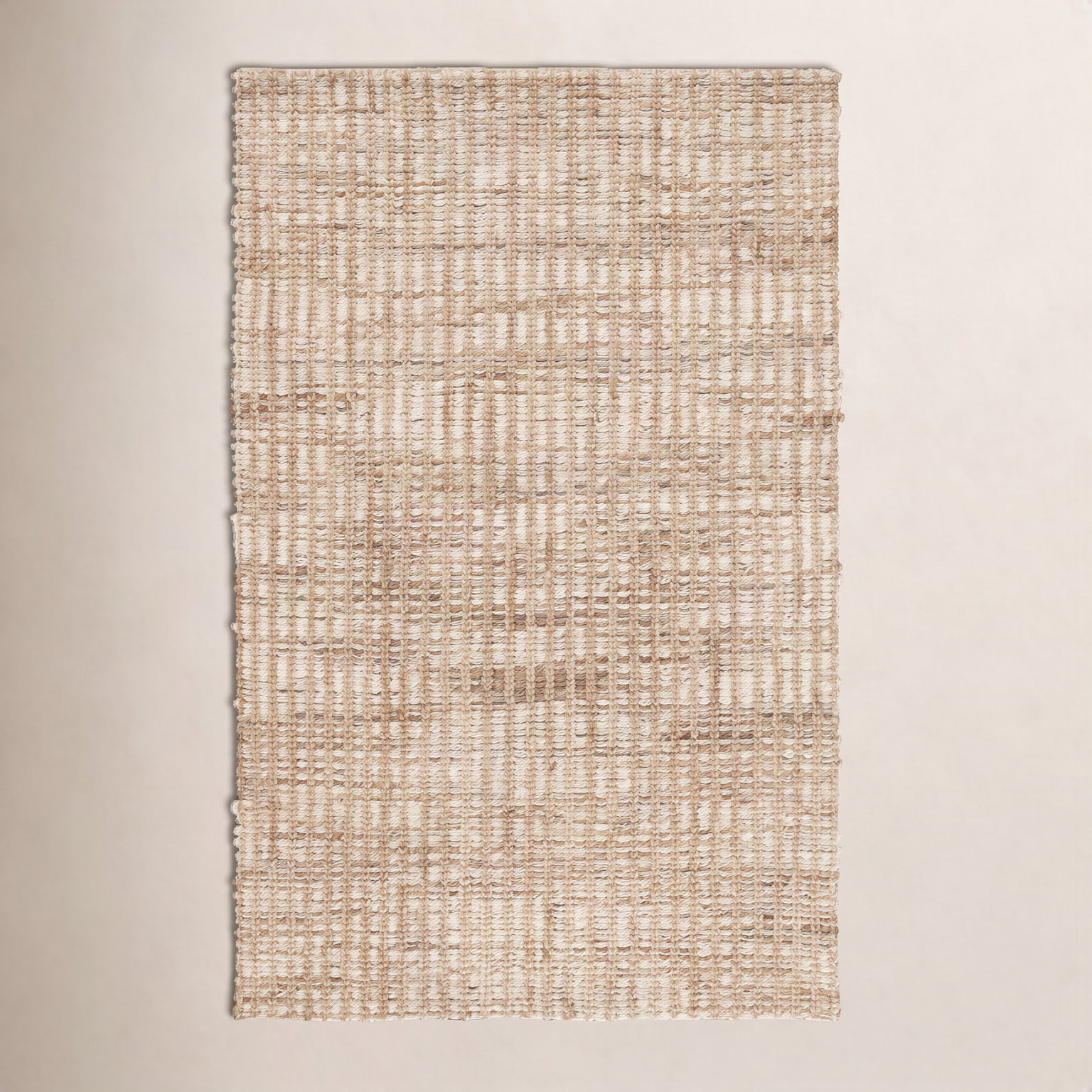 Ellport Hand-Loomed Striped Jute Rug, Rectangle 4' x 6'