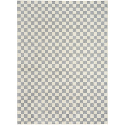Tapis d'intérieur moderne ivoire Ebern Designs Delfina