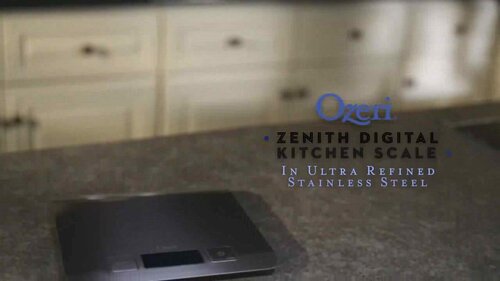 Zenith Digital Kitchen Scale by Ozeri, in Refined Stainless Steel with  Fingerprint Resistant Coating