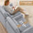 Modern Accent Chair with Side Pocket, Extra Long Convertible 4-in-1 Sleeper Chair in Corduroy Fabric, for Living Room, Study, or Bedroom-95943505