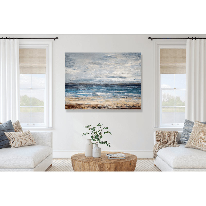 Gray Skies - Artist Enhanced Canvas Print, 36" H x 48" W x 1.5" D, Unframed