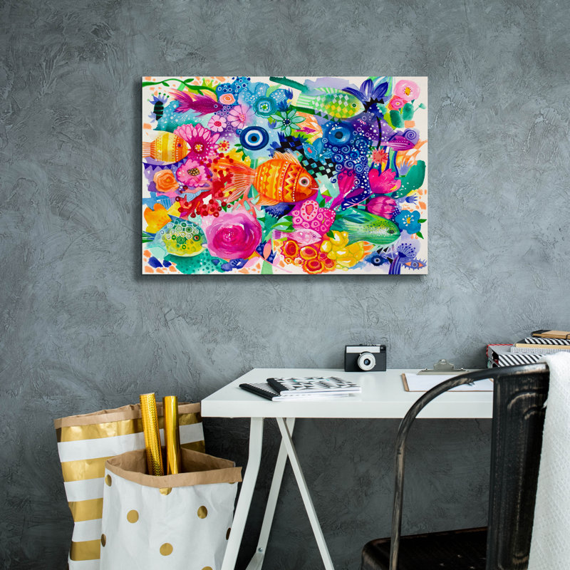 Art mural sur toile Highlands Dunes par Fish Zarika, H 18 po x l 26 po x P 0,75 po