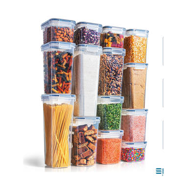 Cheria 7 Container Food Storage Set Prep & Savour