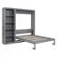 Lit escamotable mural avec tablettes Murphy-1437200552