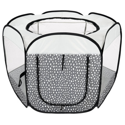 Panel Mesh Pet Playpen With Door