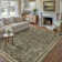 Lares Machine Washable Vintage Area Rug With Non-Slip Backing