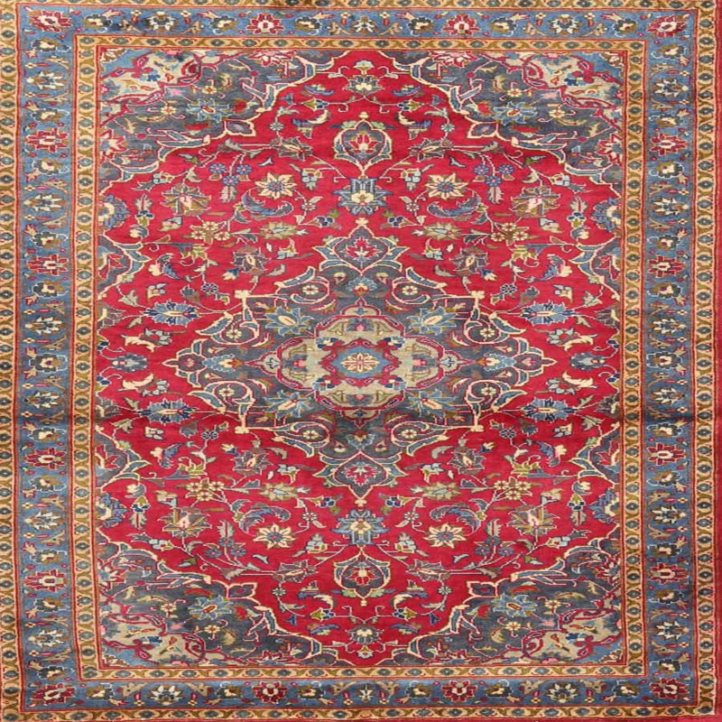 Jasleen Oriental Indoor Rug, Round 4'