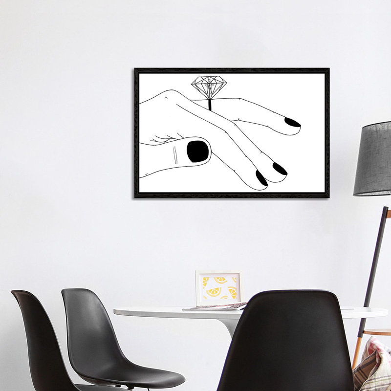 Trapped by Filippo Spinelli - Floater Frame Print on Canvas, Black Framed Canvas, 101.6 cm H x 66.04 cm W