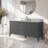 Laval 60" Single Sink Freestanding Bathroom Vanity with Engineered Marble Top-105275191-105275186